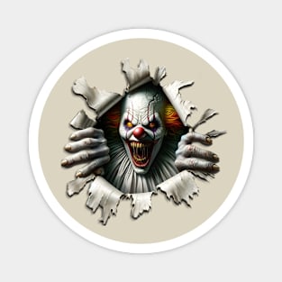 Halloween Clown Costume Magnet